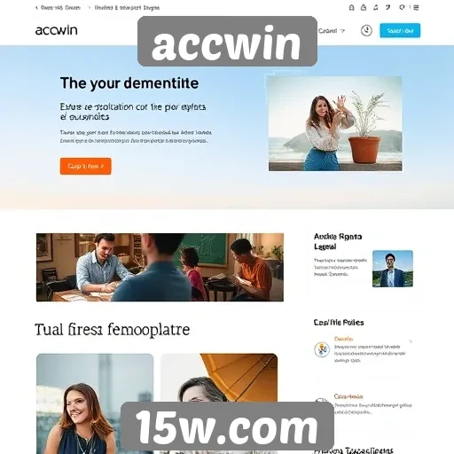 Navegação e usabilidade do site accwin
